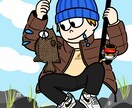 アイコン、壁紙等に使えるポップなイラスト描きます お気軽にご連絡ください！ご依頼お待ちしてます♪ イメージ9