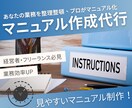 マニュアル作成代行します あなたの業務を整理整頓、プロがマニュアル化！ イメージ1