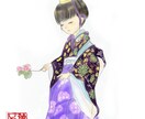 イラスト・似顔絵お描きいたします 記念日の特別なお写真を柔らかい雰囲気の似顔絵にしてみませんか イメージ7