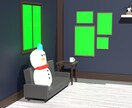 配信用の背景3D素材作成します あなただけのお部屋作成してみませんか？ イメージ1