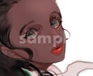 あなただけの特別なイラストアイコン、作成します 老若男女、個性を幅広く、ドラマチックな絵柄でお届け！ イメージ1