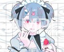 ご依頼キャラクターのイラスト描きます かわいい・キラキラ・地雷系の一枚絵 イメージ3