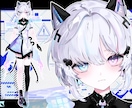 Vtuberデビュー!Live2Dモデル制作します 約30日納品!美麗モデルにミニキャラ＆配信画面 全部揃う! イメージ2