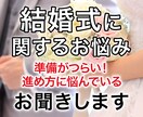 結婚式に関するお悩み、現役プランナーがお聞きします 結婚式の不安や迷いを安心に変えましょう！ イメージ1