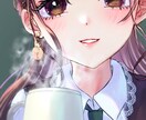 魅力的な女の子のSNSアイコンを描きます 商用OK！ヘッダー・配信サムネイル等にも！ イメージ9