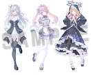 商用利用無料！期待以上のイラストを制作します 立ち絵やキービジュアルが必要な方へ！X、配信等にぜひ！ イメージ8