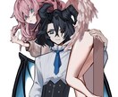 可愛いイラスト〜ダークなものまで！イラスト描きます 幅広い雰囲気のイラストに対応します！ イメージ3