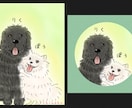 ほんわか暖かいペットのイラスト描きます 暖かく優しい気持ちをイメージして描いてます イメージ3