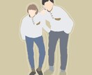 インスタでよく見かけるような人物アイコンを描きます かわいい、ゆるゆる、おしゃれを心がけまく！ イメージ2