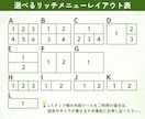 スマホで差がつく！お洒落なリッチメニュー制作します 最短１～３日で納品可能！丁寧にサポートいたします！ イメージ10