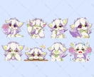 ケモノキャラのLINEスタンプ作ります あなたのケモノキャラクターの可愛いスタンプを作ります！ イメージ5