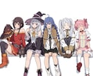 可愛い女の子のイラスト描きます 短時間でクオリティの高い可愛い女の子のイラスト制作を行います イメージ5