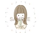 SNSアイコン＊ゆる可愛いイラストを描きます 写真を元にイラストをお描きします！ イメージ1