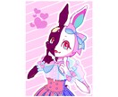 個性的で目を惹く！ポップな獣人オリキャラを描きます 独特なデザインと配色であなただけのキャラクターを制作します！ イメージ6