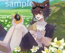 柔らかい印象の一枚絵を作成いたします 人物からケモノまで多彩なキャラクターに対応します！ イメージ6