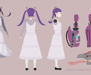 キャラクターの立ち絵から細かな設定等まで制作します キャラクターイラストについて幅広く請け負います！ イメージ6
