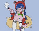 似顔絵アイコン描きます お客様の好きなものをたくさん詰め込みます！ イメージ2