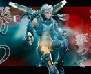 YouTube等サムネイルの下地画像制作いたします 使い回し可能！YouTuber、配信者向けサムネイル素材作成 イメージ3