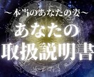 あなたの取扱説明書をお届けします 【8月限定500円】あなたも気づいていないあなたの本当の姿 イメージ1