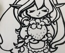 お名刺・アイコン・看板用キャライラスト制作します オリジナルゆるキャライラストを画家がフリーハンドで制作します イメージ3