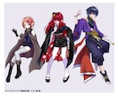 バストアップ〜全身立ち絵イラスト制作いたします 活動用、TRPG用立ち絵にオススメ！ イメージ2