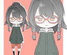 商用可！ミニキャラ作成します アイコンやグッズに！かわいくてちょっと生意気なミニキャラ！ イメージ3