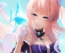 透明感のある厚塗りでイラストを描きます ダーク~綺麗、色々な雰囲気でキャラクターを再現します！ イメージ5