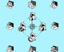 ピクトグラム描きます シンプルで使いやすいアイコン一式 イメージ3