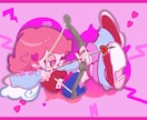 カートゥーン風！レトロポップなイラストお描きします レトロとポップの間に少しスパイス効かせた世界観をイラストに イメージ1