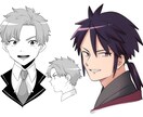 アニメ風にアイコン、活動絵描かせていただきます 男性キャラを描くのが得意です！素敵な一枚に仕上げます イメージ7
