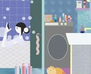 グラフィックデザイン、イラストを描きます グラフィカルな人物や動物のイラストが得意です！ イメージ2
