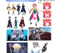 幅広い絵柄のオリジナルキャラクターお描き致します ビジネス、配信でつかえるイラストを幅広い絵柄でご提供！ イメージ4