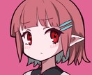 SNSなどで使えるキャラクターアイコン描きます 色で絵のイメージを作り、個性あるイラストを作成します イメージ2