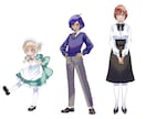 限定価格！TRPG・配信等の立ち絵を制作いたします ✨実績作りのため最低価格でのご提供(8/31まで)✨ イメージ4