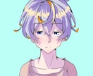 アニメ風【SNS用アイコン】制作いたします 用途に合わせた様々なアイコン用のイラスト制作いたします イメージ1