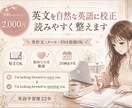 英語の文章を自然で読みやすく丁寧に校正します 英語学習歴22年、自然で読みやすい英文に整えます。 イメージ1