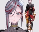 Live2d用パーツ分けイラストの制作をします キャラデザからパーツ分けまでの制作 イメージ5