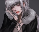 キャラクターイラストを描いてあげます 実際と似ていますが美形に変換されたキャラクターを描いています イメージ4