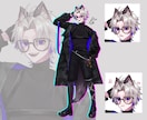 貴方だけの立ち絵やキャラクター作成を行います 可愛い子もかっこいい子も両方かけます！ イメージ4