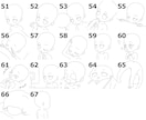 アイコン・スタンプ描きます ６７枚のテンプレートから選べるスタンプイラスト！ イメージ6