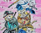 人物画、風景画を描きます 和風テイスト、色合いが得意です。 イメージ3