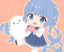 商用利用◎ミニキャラ描きます SNS、配信活動、グッズ、観賞用など幅広い用途にどうぞ イメージ2