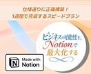 Notion構築を1週間でスピード納品します 要件明確な方へ！専門家が初稿3日＋修正4日で完成 イメージ1