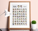 ゲストもびっくりする似顔絵結婚証明書作ります 絵柄多数！800組の実績のプロがお届け！(急ぎ対応可) イメージ1