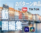 ゆっくりプラン/元映像制作会社スタッフが編集します /2本組合せ編集＊Instagramリール&YouTube イメージ1