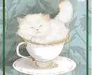 油絵風特化！あなたのペットを油絵風に描きます 【油絵風×猫】どんな毛色、ポーズでも愛猫をかわいく描きます イメージ11