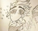 鉛筆絵を描きます なんでも好きなキャラクターを描きます イメージ3