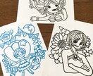 カードサイズの切り絵を作成します 切り絵が好きな人に特におすすめです☆★ イメージ1