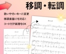 楽譜の移調・手書きの楽譜をキレイに作成します ミュージシャン兼デザイナーが作成するからきれいで見やすい！ イメージ2