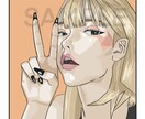 独特！ポップでシンプルかつお洒落イラスト描きます 独特な塗り！世界で一枚のイラストいかがでしょうか！ イメージ3